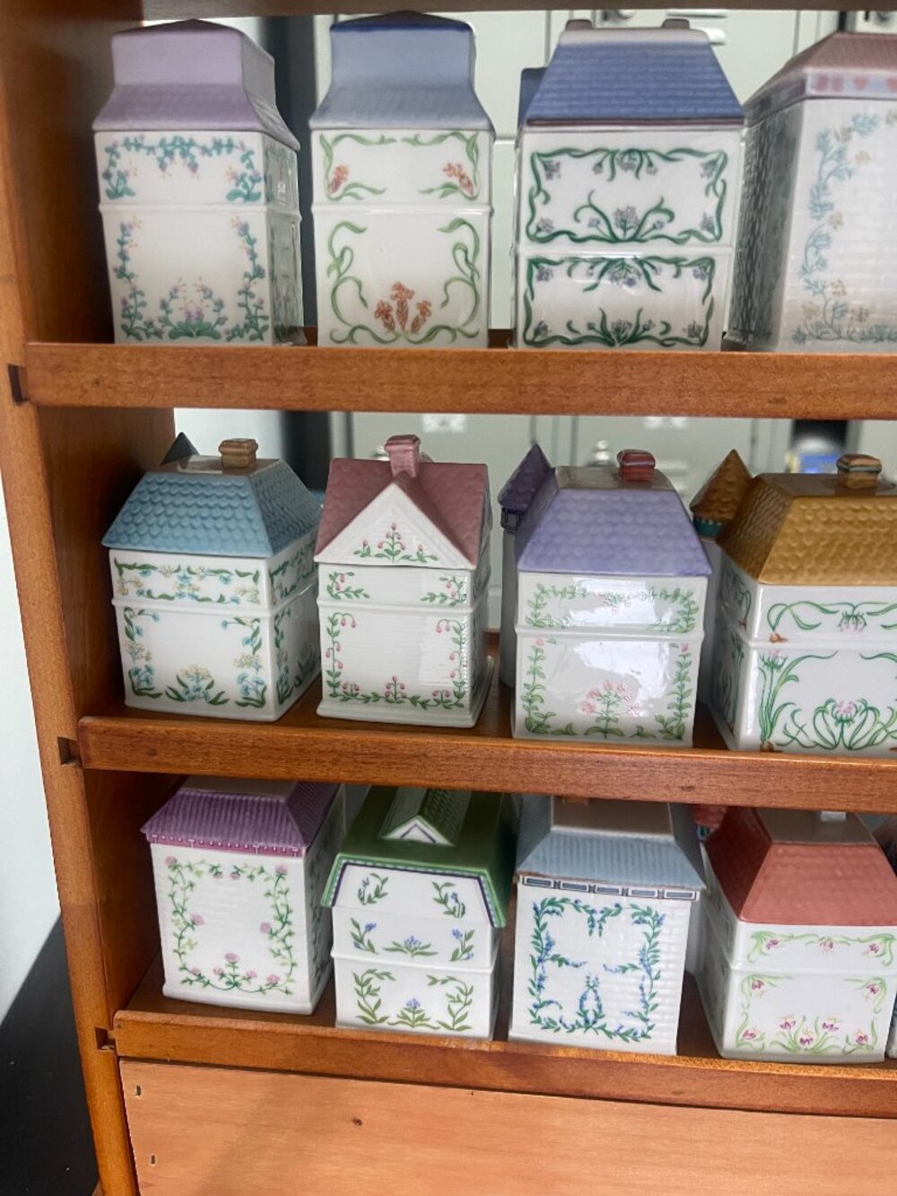 1989 Lenox Spice Village Complete Collection Original Rack 24 Houses - Picture 10 of 16